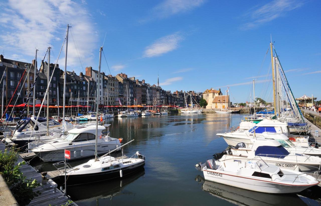 Appartement Romantique, Vue Panoramique Bassin De L'Est Honfleur Eksteriør billede